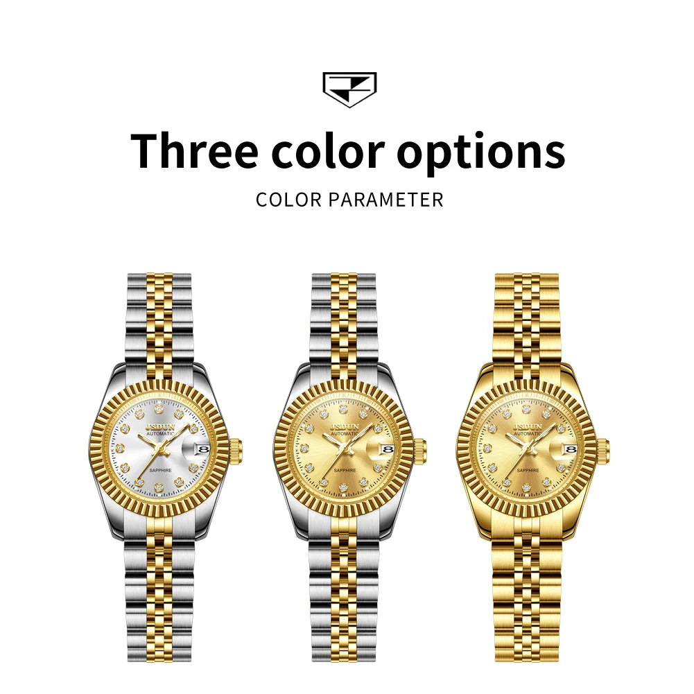 Montre Élégante Mécanique Femme™